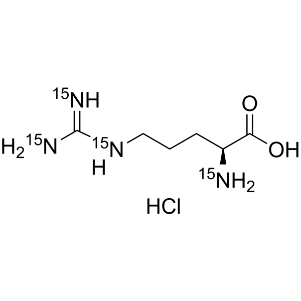 L-Arginine-15N4 hydrochloride ((S)-(+)-Arginine-15N4 (hydrochloride)) 204633-95-4